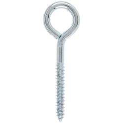 Hampton 2-5/8 in. X 4 in. L Zinc-Plated Steel Lag Thread Eyebolt