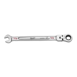 Milwaukee 11/32 in. X 11/32 in. 12 Point SAE Flex Head Combination Wrench 6.14 in. L 1 pc