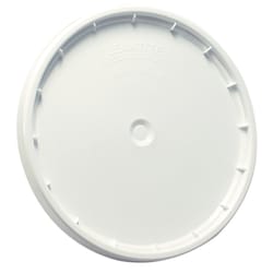 Leaktite White 5 gal Plastic Bucket Lid