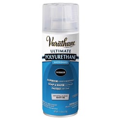 Varathane Ultimate Satin Crystal Clear Water-Based Polyurethane Spray 11.25 oz