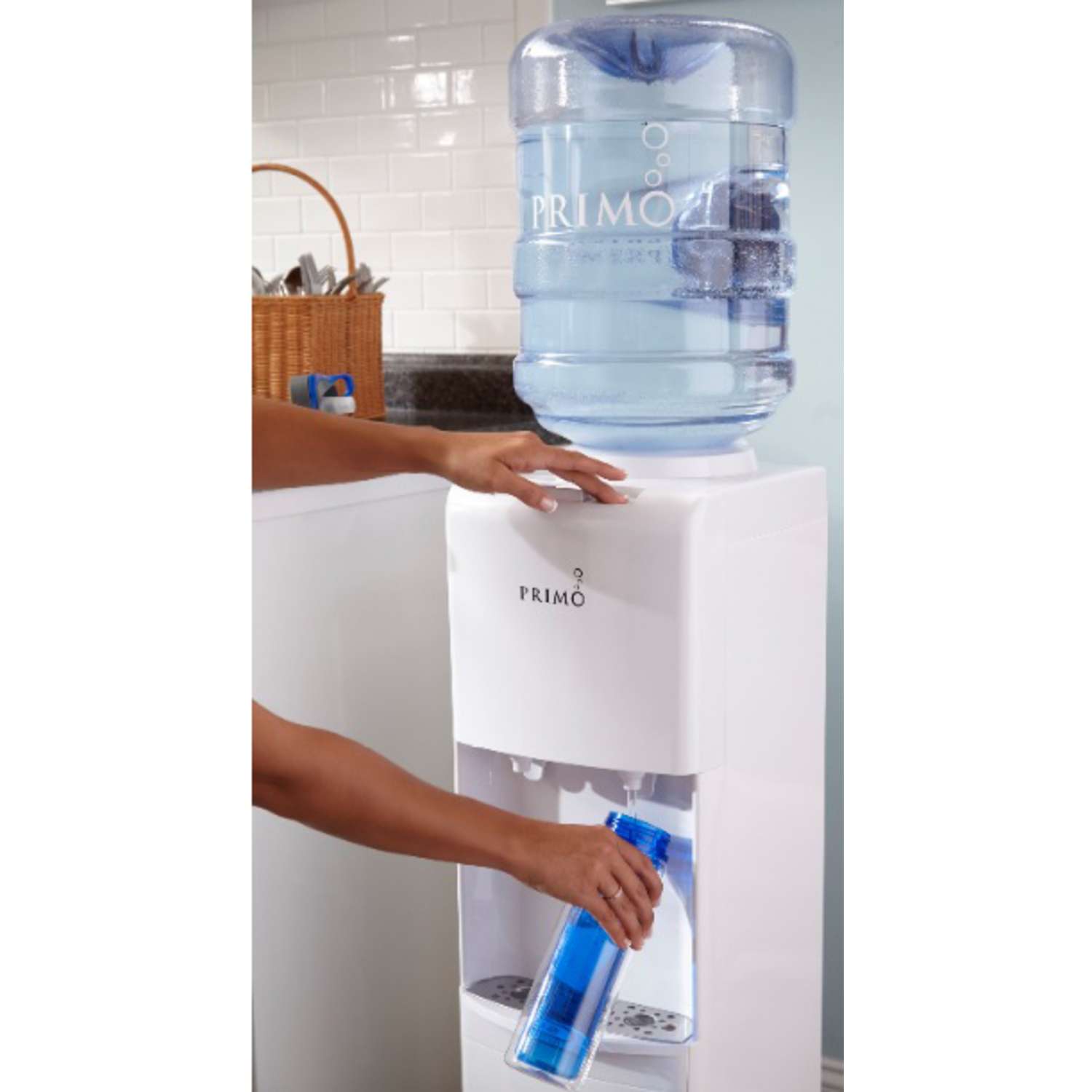 Primo Water Dispenser Top Loading, Hot/Cold, White