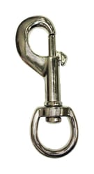Baron 3/4 in. D X 3-1/2 in. L Nickel-Plated Steel Bolt Snap 11 lb