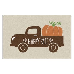 Fanmats 30 in. W X 20 in. L Multi-Color Fall Framers Rubber Door Mat