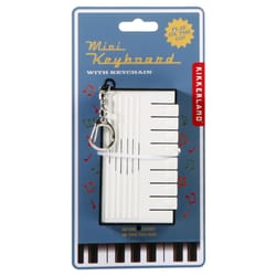 Kikkerland On the Go Mini Piano Keyboard Keychain ABS 1 pk
