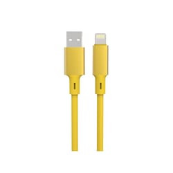 A.S.K Lightning to USB Cable 12 ft. Yellow