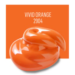 Plaid FolkArt Matte Vivid Orange Hobby Paint 2 oz