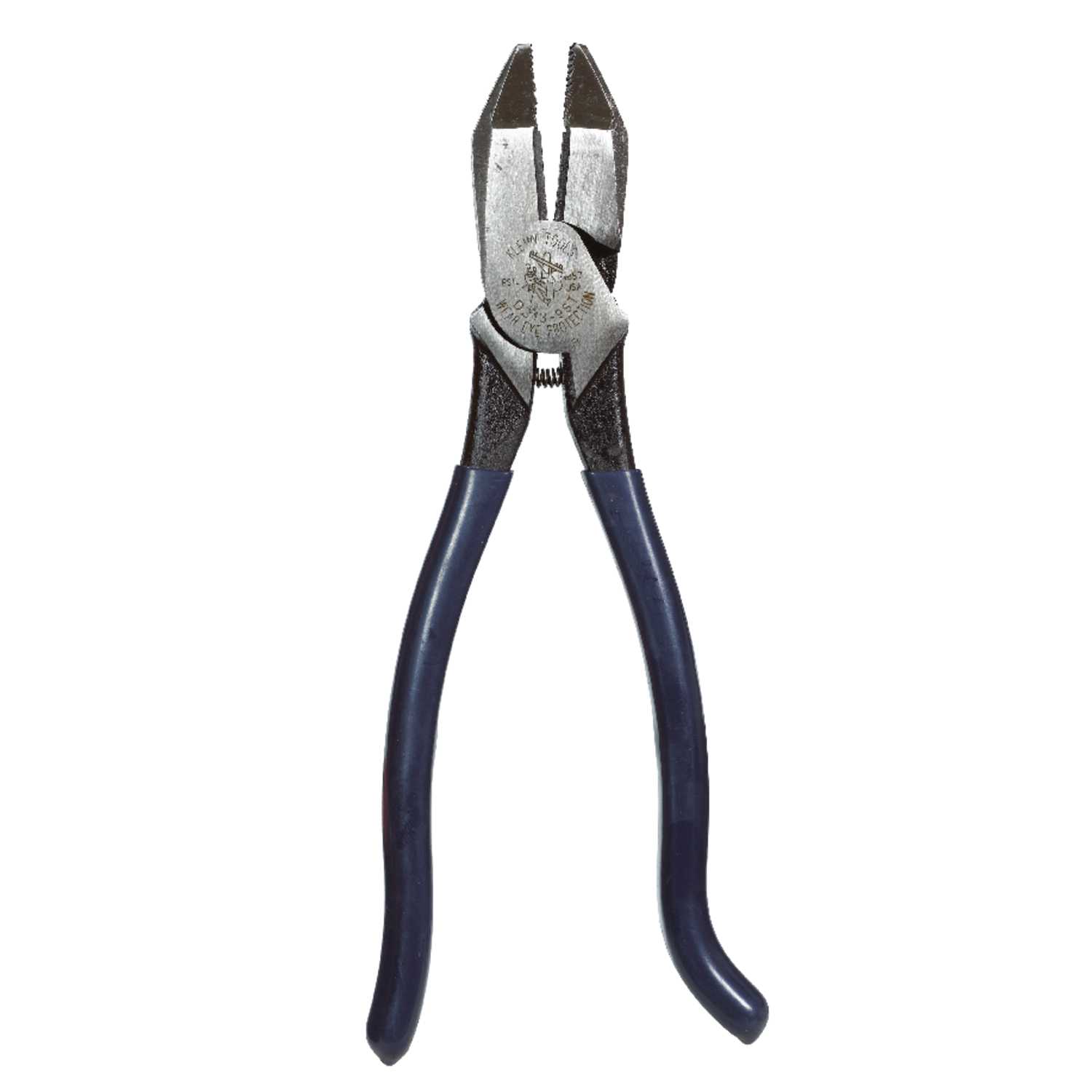 Klein Tools 9 in. Plastic/Steel Ironworker's Pliers Blue 1 pk Ace