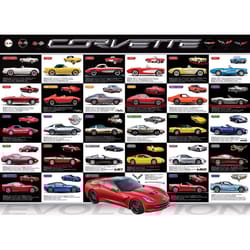Eurographics Corvette Evolution Jigsaw Puzzle Multicolored 1000 pc