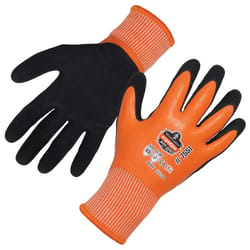 Ergodyne ProFlex Unisex Coated Winter Work Gloves Orange XL 1 pair