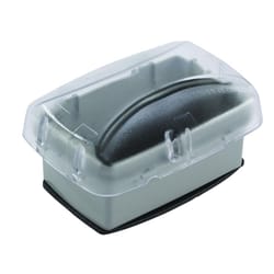 Intermatic Rectangle Plastic 1 gang 5.75 in. H X 4 in. W Weather Proof Receptacle Box Cover