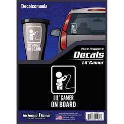 Decalcomania Lil' Gamer On Board Car Sticker Vinyl 1 pk