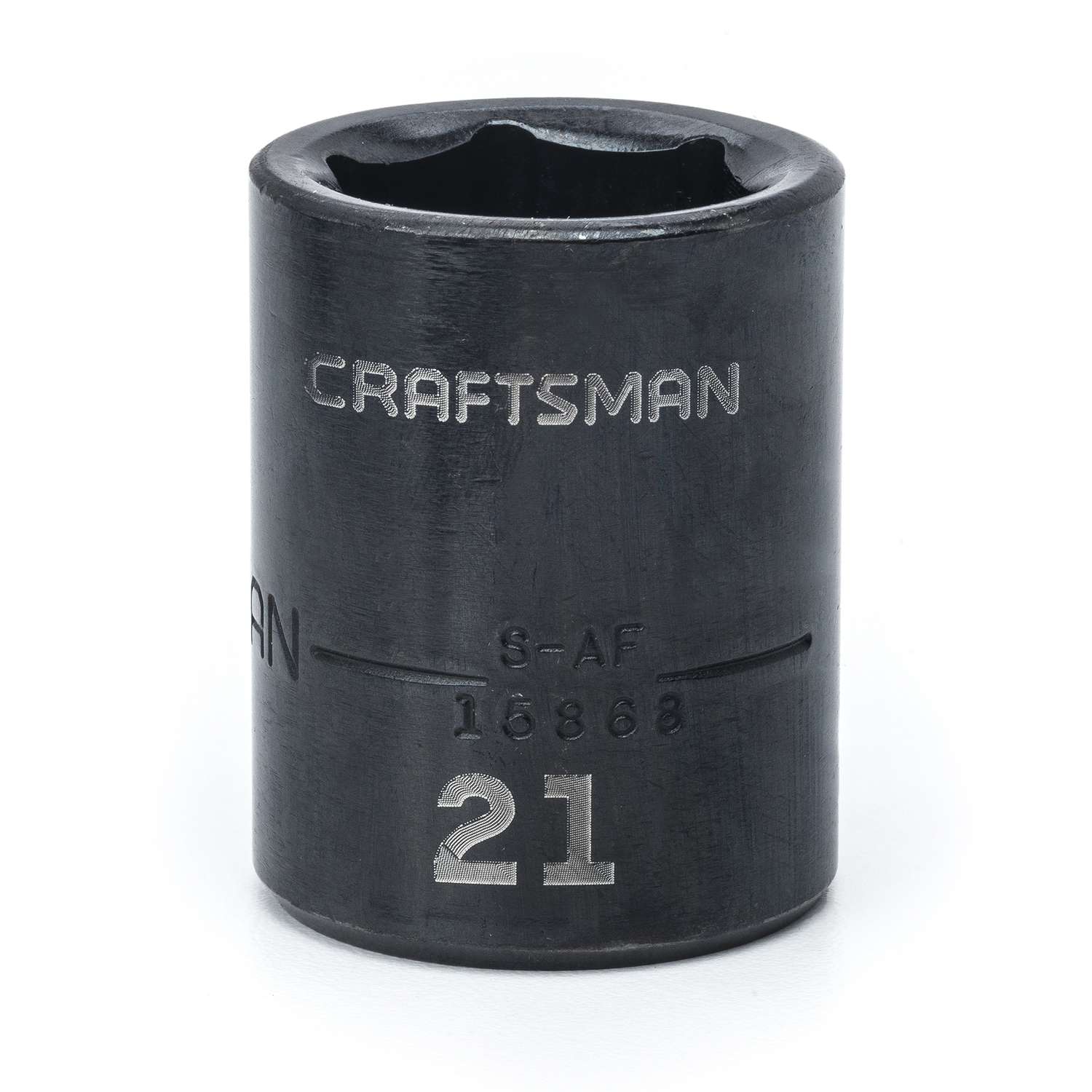 Craftsman 21 Mm X 1 2 In. Drive Metric 6 Point Shallow Impact Socket 1 