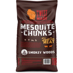 Smokey Woods All Natural Mesquite Wood Smoking Chunks 350 cu in