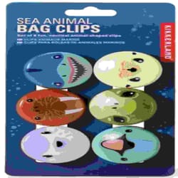 Kikkerland Assorted Plastic Bag Clips