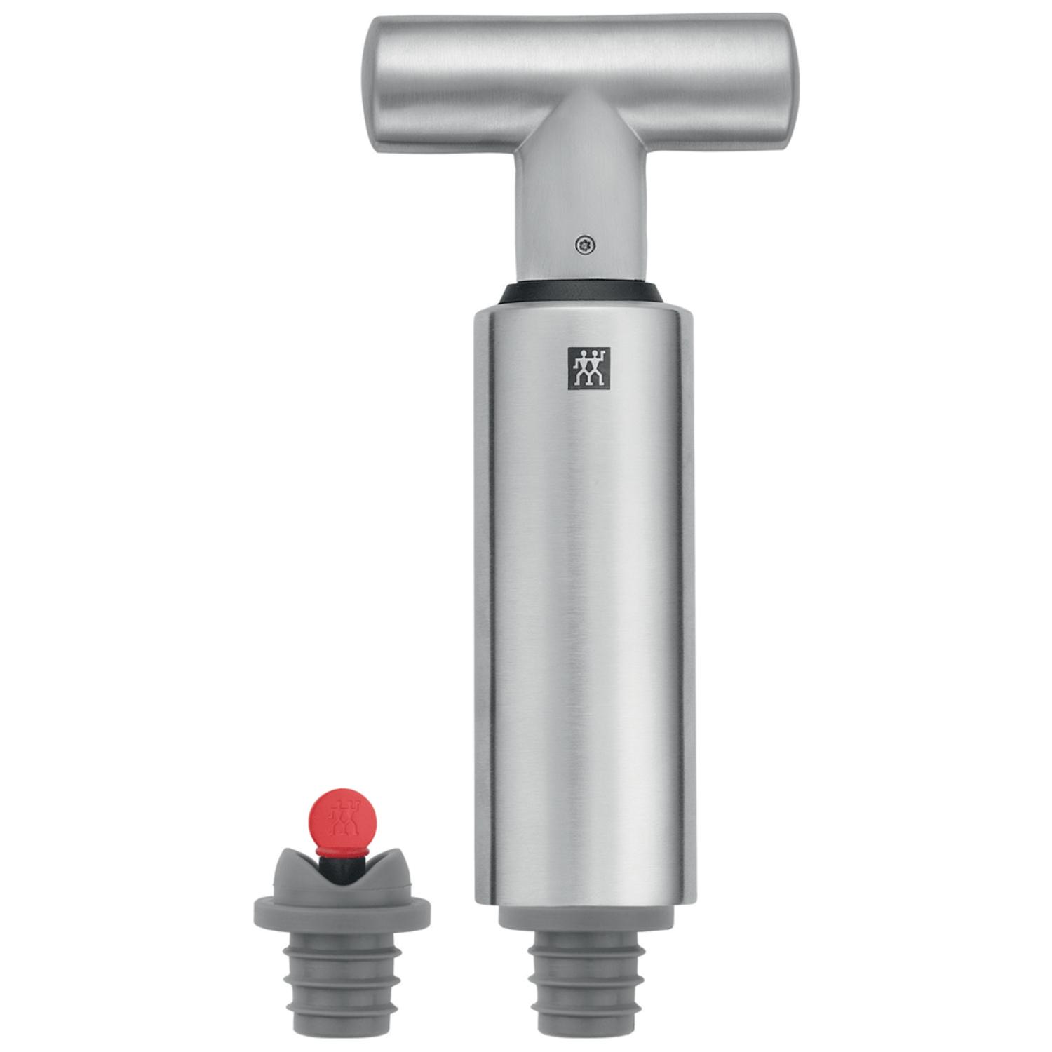 Zwilling J.A Henckels Sommelier Silver Stainless Steel Vacuum Wine Pump Sansujyuku sansujyuku.com
