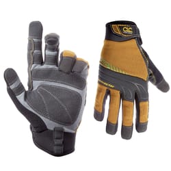 CLC Contractor XC Men's Indoor/Outdoor Gloves Black/Brown M 1 pk