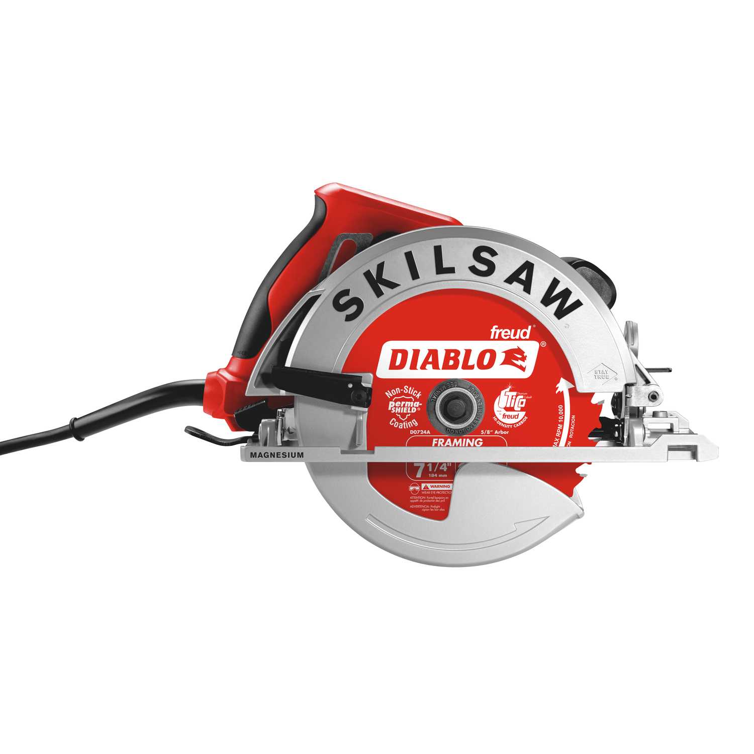SKILSAW SIDEWINDER 7-1/4 in. Corded 15 amps Circular Saw Kit 5300 rpm
