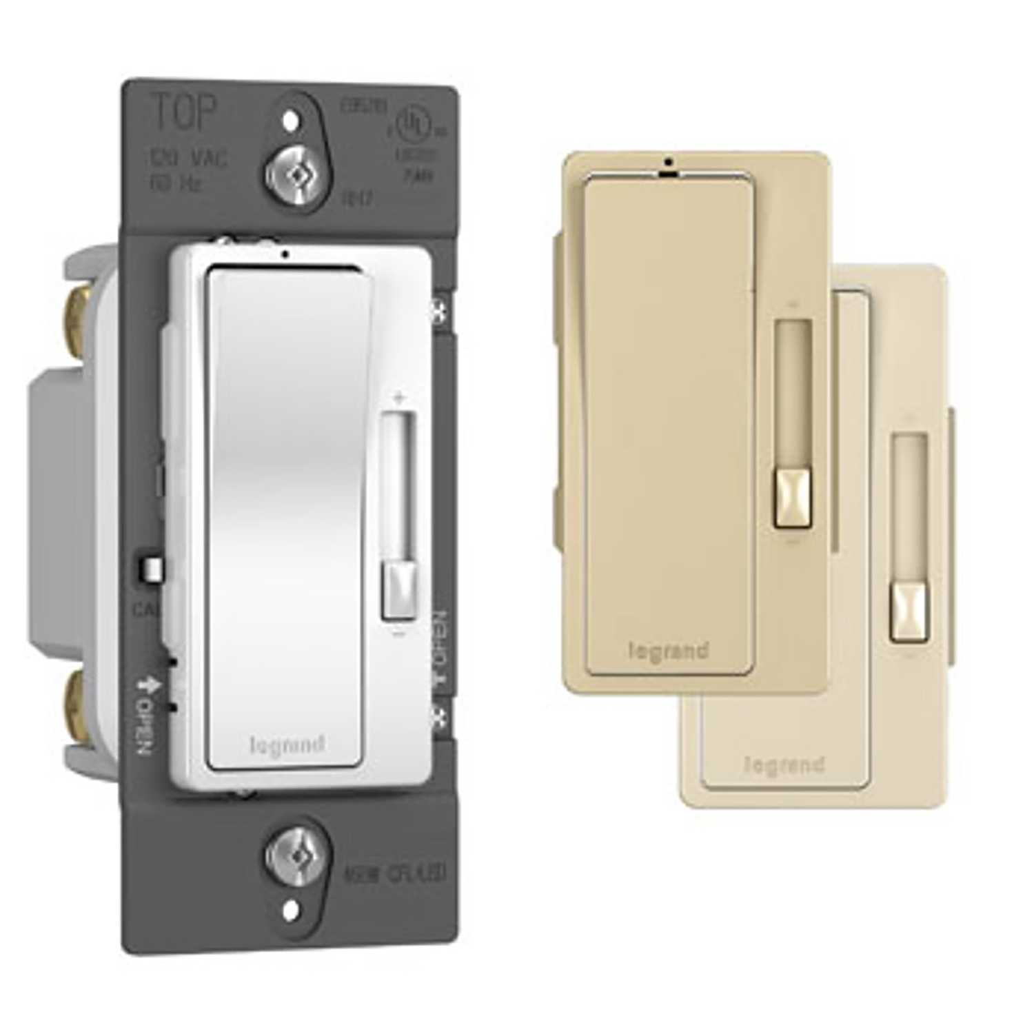 Legrand Radiant Multicolored 700 watts Slide Dimmer Switch 1 pk Ace