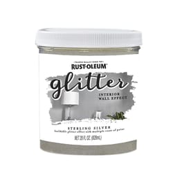 Rust-Oleum Glitter Sterling Silver Water-Based Glitter Paint Interior 50 g/L 28 oz