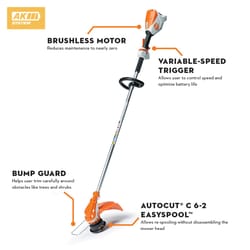 STIHL FSA 60 R 13.8 in. 36 V Battery Trimmer Kit (Battery & Charger)