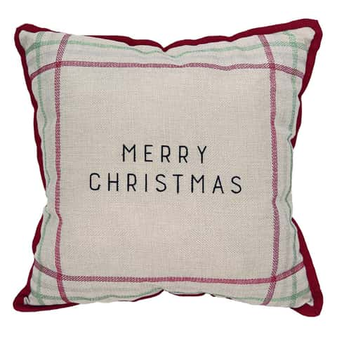 Multicolor Merry Christmas Pillow