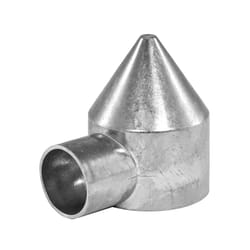 Yardlink Silver Aluminum Chain Link Bullet Cap 1 pk