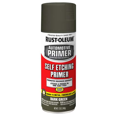 Rust-Oleum Automotive Flat Dark Green Automotive Self-Etching Primer Spray  12 oz - Ace Hardware