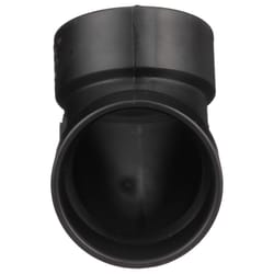 Charlotte Pipe 3 in. Hub X 3 in. D Hub ABS 60 Degree Elbow