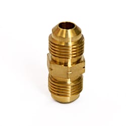 ATC 3/8 in. Flare 3/8 in. D Flare Yellow Brass Union