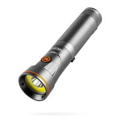 NEBO Franklin Pivot 300 lm Gray LED Right Angle Flashlight 18650 Battery