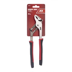 Ace 10 in. Chrome Vanadium Steel Groove Joint Adjustable Pliers