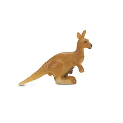 Safari Ltd. Good Luck Minis Kangaroos With Babies Figure Toy Brown 192 pc