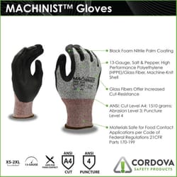 Cordova Machinist Gloves Multicolor L 1 pk