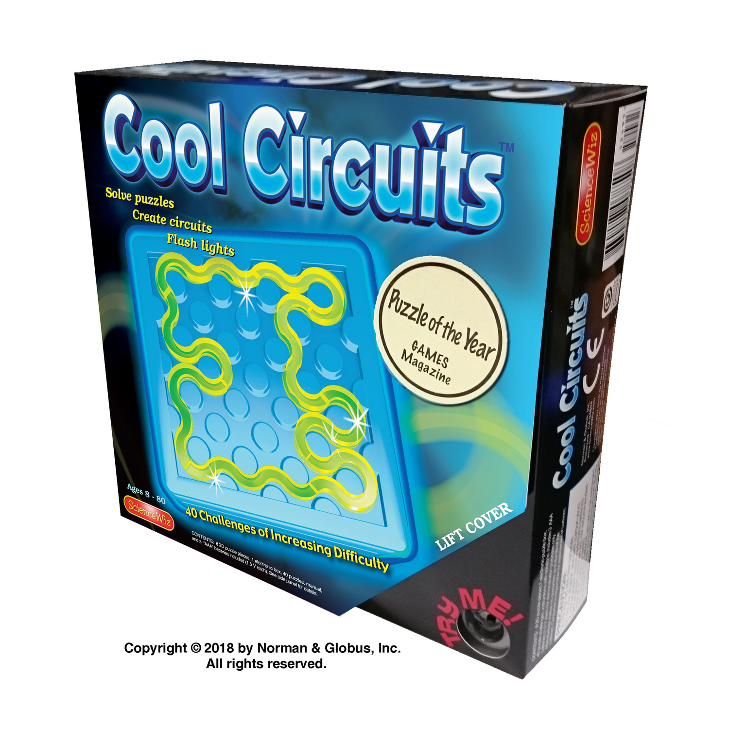 Photos - Other interior and decor WiZ Science  Cool Circuits Games/Science STEM Learning Cool Circuit Kit 1 p 