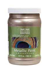 Modern Masters Shimmer Satin Warm Silver Metallic Paint 1 qt