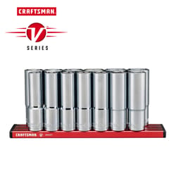 Craftsman V-Series 1/2 in. drive S Metric 6 Point Deep Socket Set 13 pc