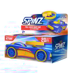 SD Toyz Spinz Pull-Back Race Car with Flying Disc Multicolored