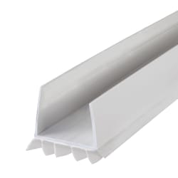 M-D BUILDING PRODUCTS CINCH White Vinyl Under Door Seal For Doors 36 in. L X 1.75 in.
