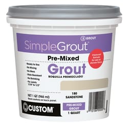 Custom Building Products  SimpleGrout  Indoor  Sandstone  Grout  1 qt. 