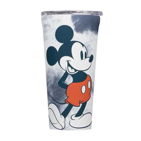 Vandor Disney Mickey & Minnie Holiday 16 oz. Glasses - Set of 4