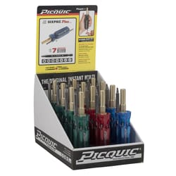 Picquic Sixpac Plus Multi-Bit Screwdriver 5.95 in. 7 pc