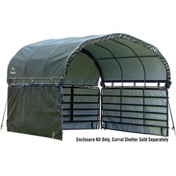 ShelterLogic Polyethylene Canopy Enclosure Kit 5 ft. H X 10 ft. W X 10 ft. L