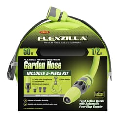 Legacy Flexzilla 1/2 in. D X 50 ft. L Heavy Duty Premium Grade Garden Hose Kit
