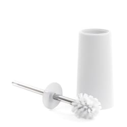 Mainstays Basic Plastic Toilet Bowl Brush Holder Arctic White