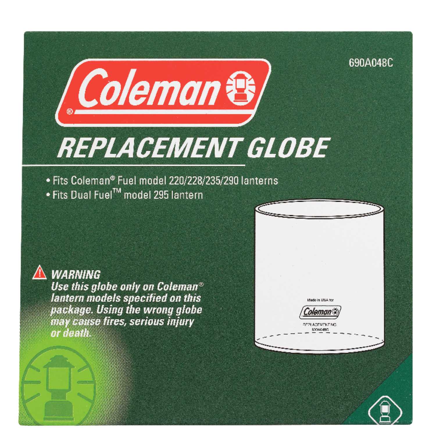 Coleman Clear Lantern Globe Ace Hardware