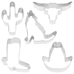 R&M International Silver Steel Cookie Cutter Set