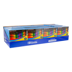 Bazic Products Premium Assorted Color Crayons 64 pk