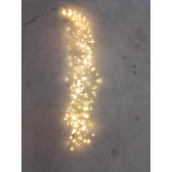 Celebrations Platnium LED Big Seed Cluster Warm White 832 ct String Christmas Lights 8 ft.