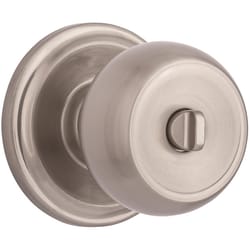 Brinks Push Pull Rotate Stafford Satin Nickel Single Cylinder Lock KW1 1.75 in.