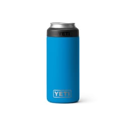 YETI Rambler 1 can Big Wave Blue BPA Free Slim Can Insulator